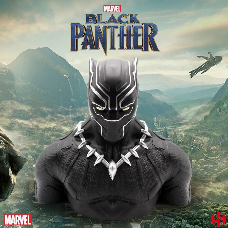 Marvel Comics Coin Bank Black Panther Wakanda Deluxe 20 cm Semic