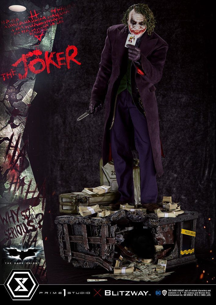 The Dark Knight Statue 1/3 The Joker Bonus Version 72 cm Prime 1 Studio