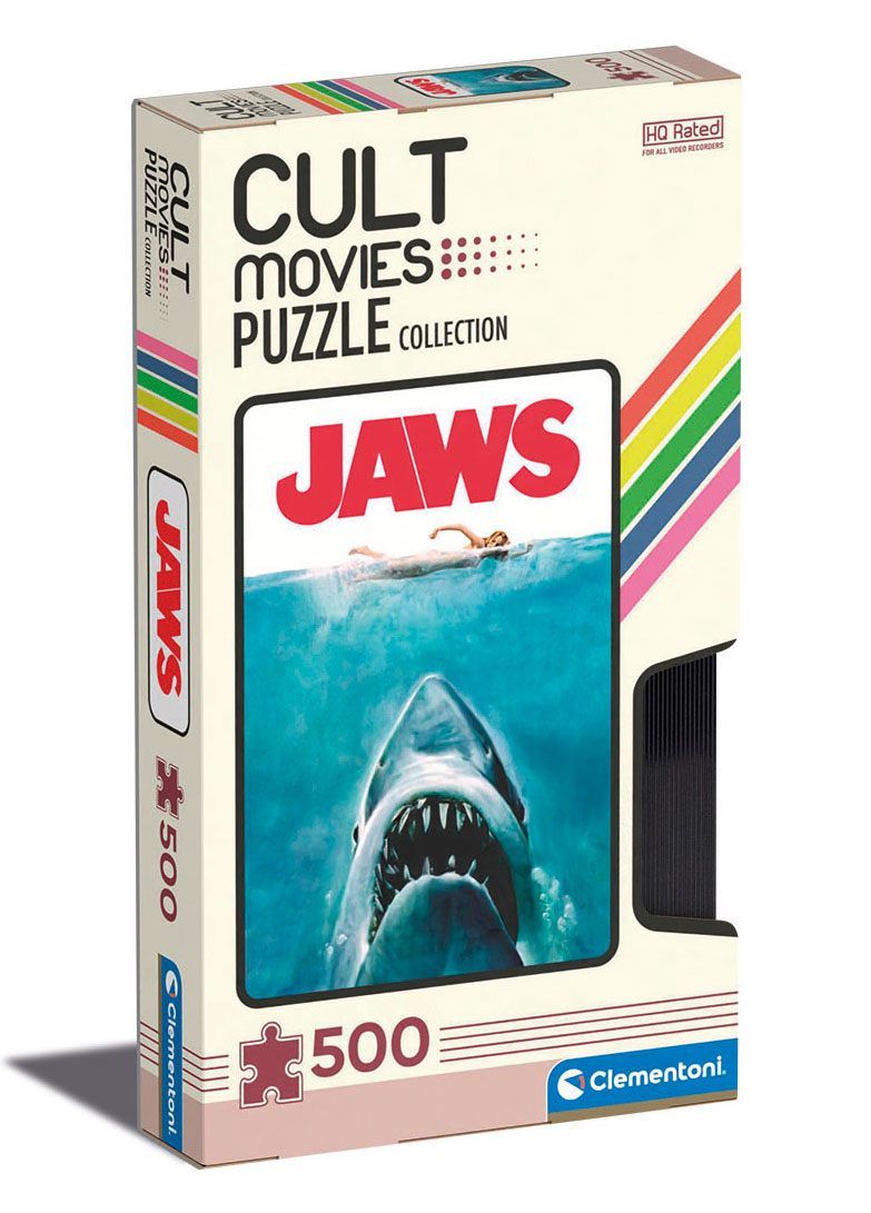 Cult Movies Puzzle Collection Jigsaw Puzzle Jaws (500 pieces) Clementoni