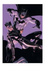 DC Comics Art Print The Bat and The Cat 46 x 61 cm - unframed