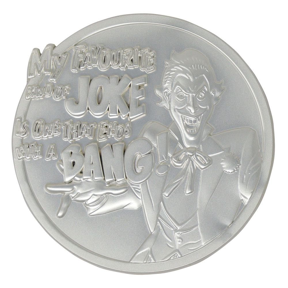 DC Comics Medallion The Joker Limited Edition (silver plated) FaNaTtik