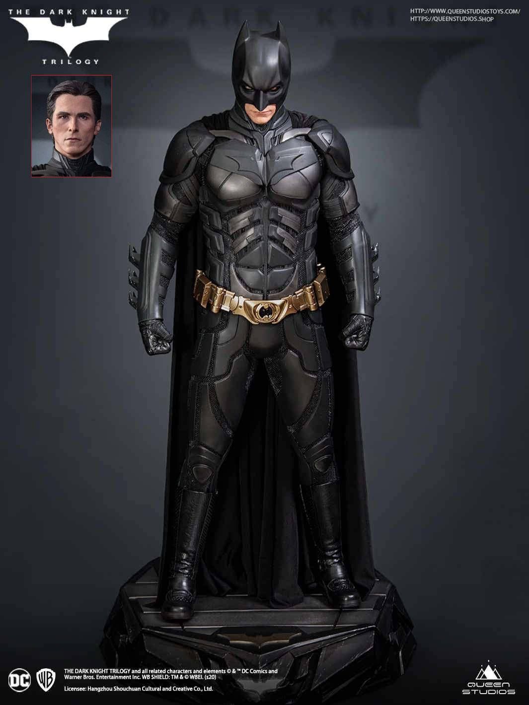 The Dark Knight Statue 1/3 Batman Premium Edition 68 cm Queen Studios