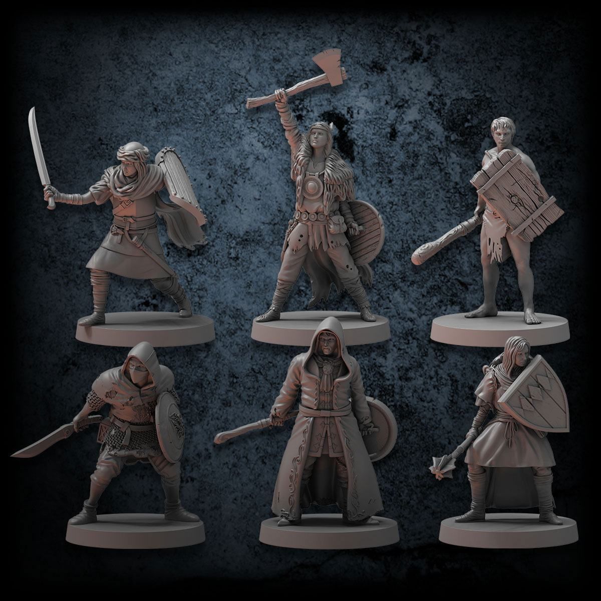 Dark Souls The Board Miniatures Unkindled Heroes Pack 2 Steamforged Games
