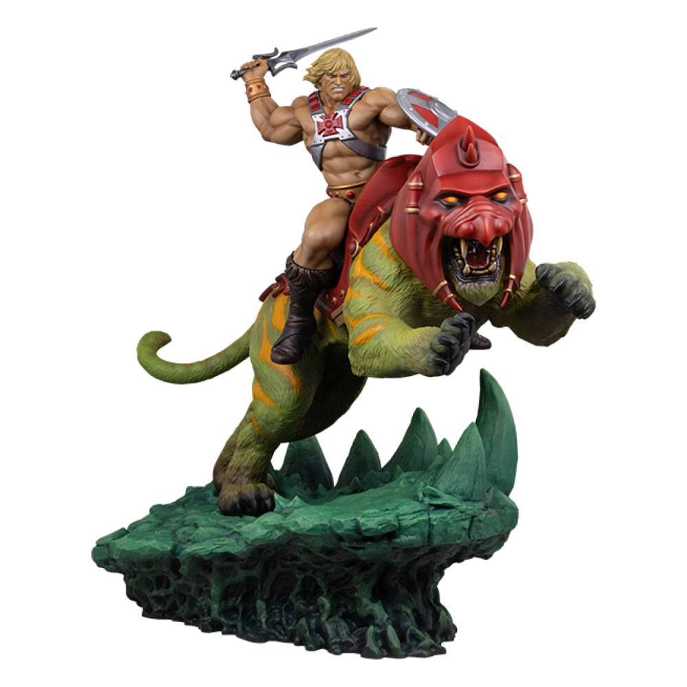 Masters of the Universe Statue He-Man and Battle Cat Classic Deluxe 59 cm Tweeterhead