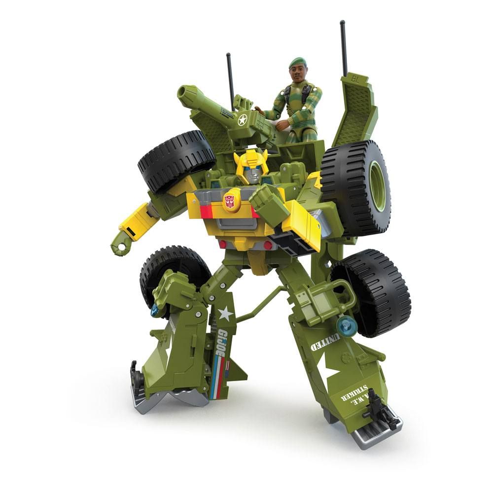 Transformers x G.I. Joe Mash-Up Bumblebee A.W.E. Striker with Lonzo `Stalker´ Wilkinson Action Figure 23 cm Hasbro
