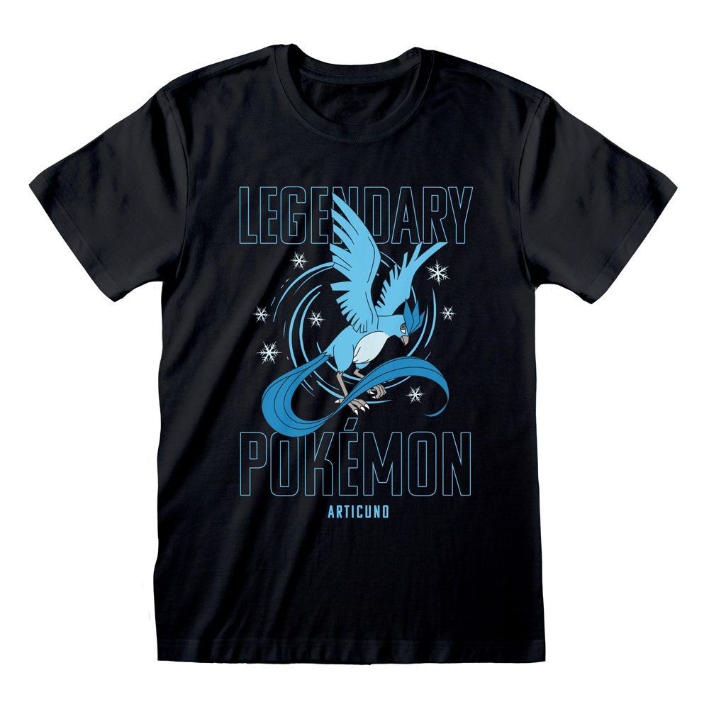 Pokemon T-Shirt Legendary Articuno Size L Heroes Inc