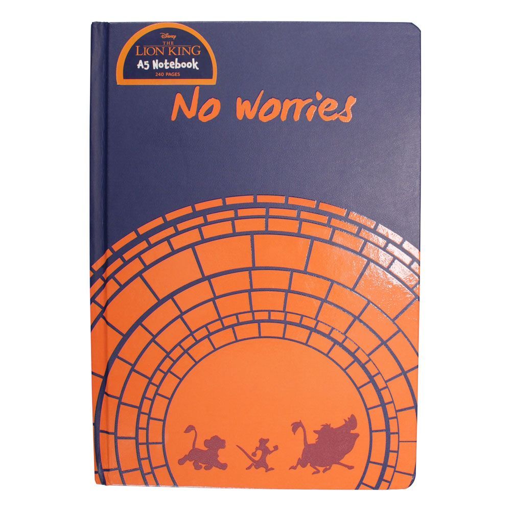 The Lion King Notebook A5 No Worries Half Moon Bay