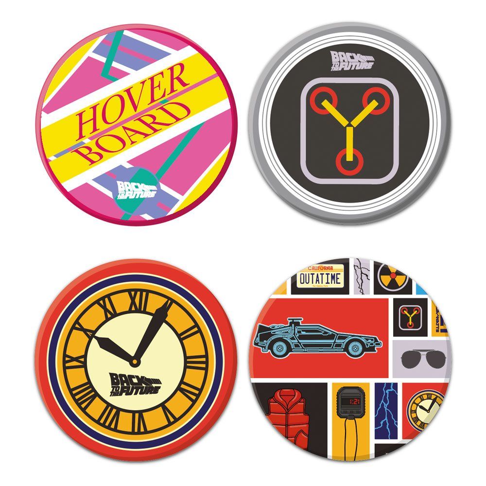 Back to the Future Coaster 4-Packs Characters Case (6) Half Moon Bay