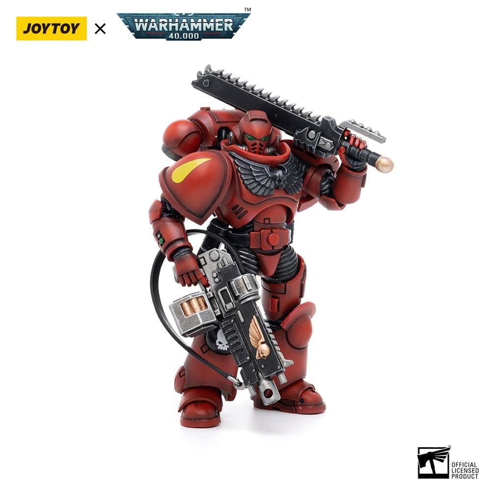 Warhammer 40k Action Figure 1/18 Blood Angels Intercessors Brother Marine 03 12 cm Joy Toy (CN)