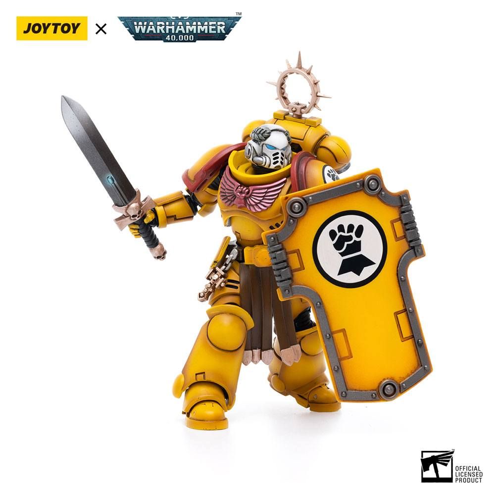Warhammer 40k Action Figure 1/18 Imperial Fists Veteran Brother Thracius 12 cm Joy Toy (CN)