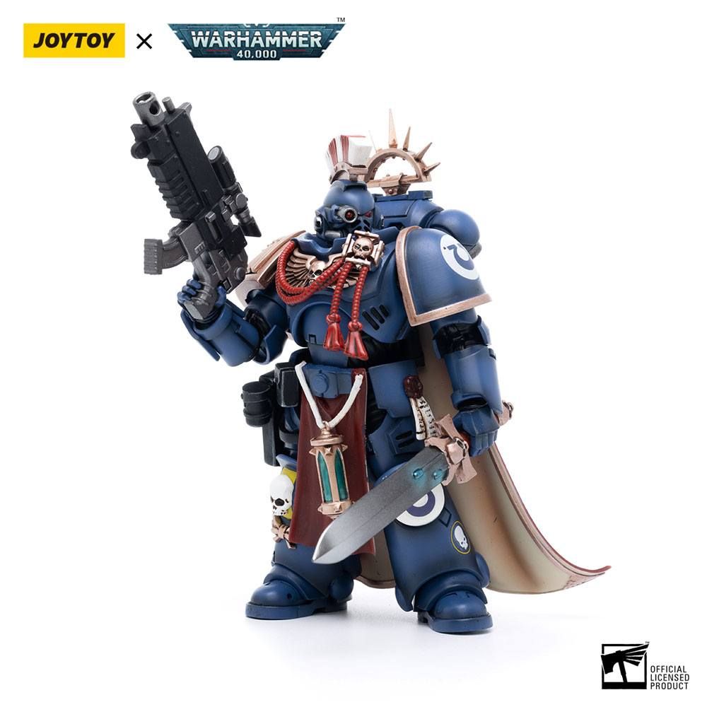 Warhammer 40k Action Figure 1/18 Ultramarines Primaris Captain Sidonicus 12 cm Joy Toy (CN)