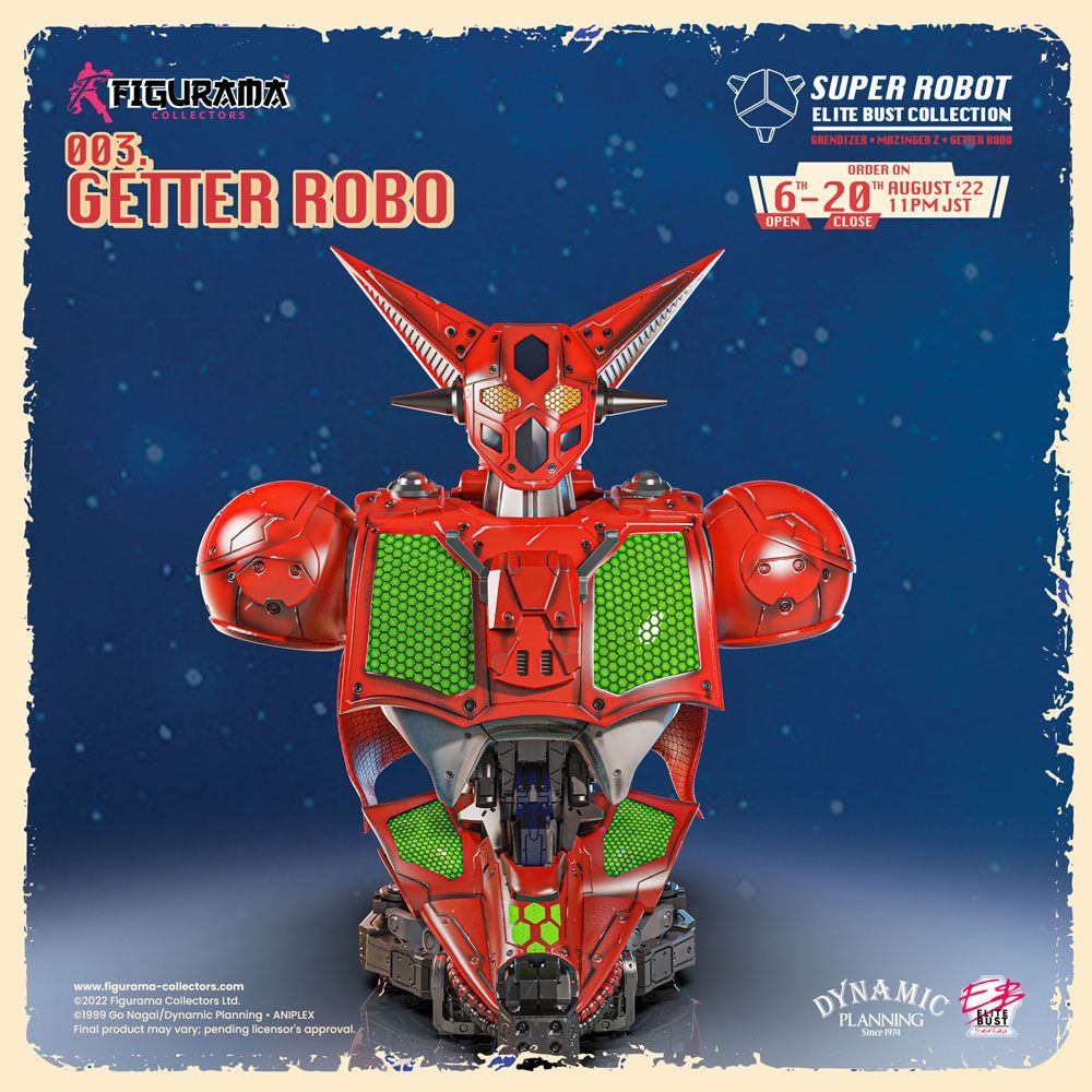 Getter Robo Super Robot Elite Bust 1/3 Getter Robo 26 cm Figurama Collectors