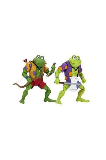 Teenage Mutant Ninja Turtles Action Figure 2-Pack Genghis & Rasputin Frog 18 cm NECA