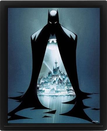 DC Comics 3D Effect Poster Pack Batman Gotham Protector 26 x 20 cm (3) Pyramid International