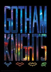 DC Comics Art Print Gotham Knights Logo Limited Edition 42 x 30 cm