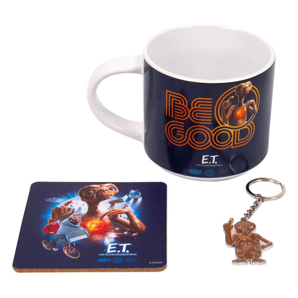 E.T. the Extra-Terrestrial Mug, Coaster and Keychain Set Be Good Fizz Creations