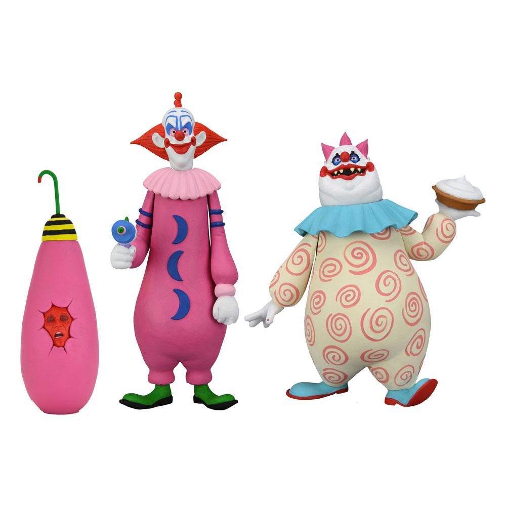 Killer Klowns from Outer Space Toony Terrors Action Figure 2-Pack Slim & Chubby 15 cm NECA
