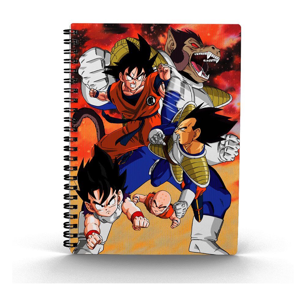Dragon Ball Z Notebook with 3D-Effect Goku vs Vegeta SD Toys