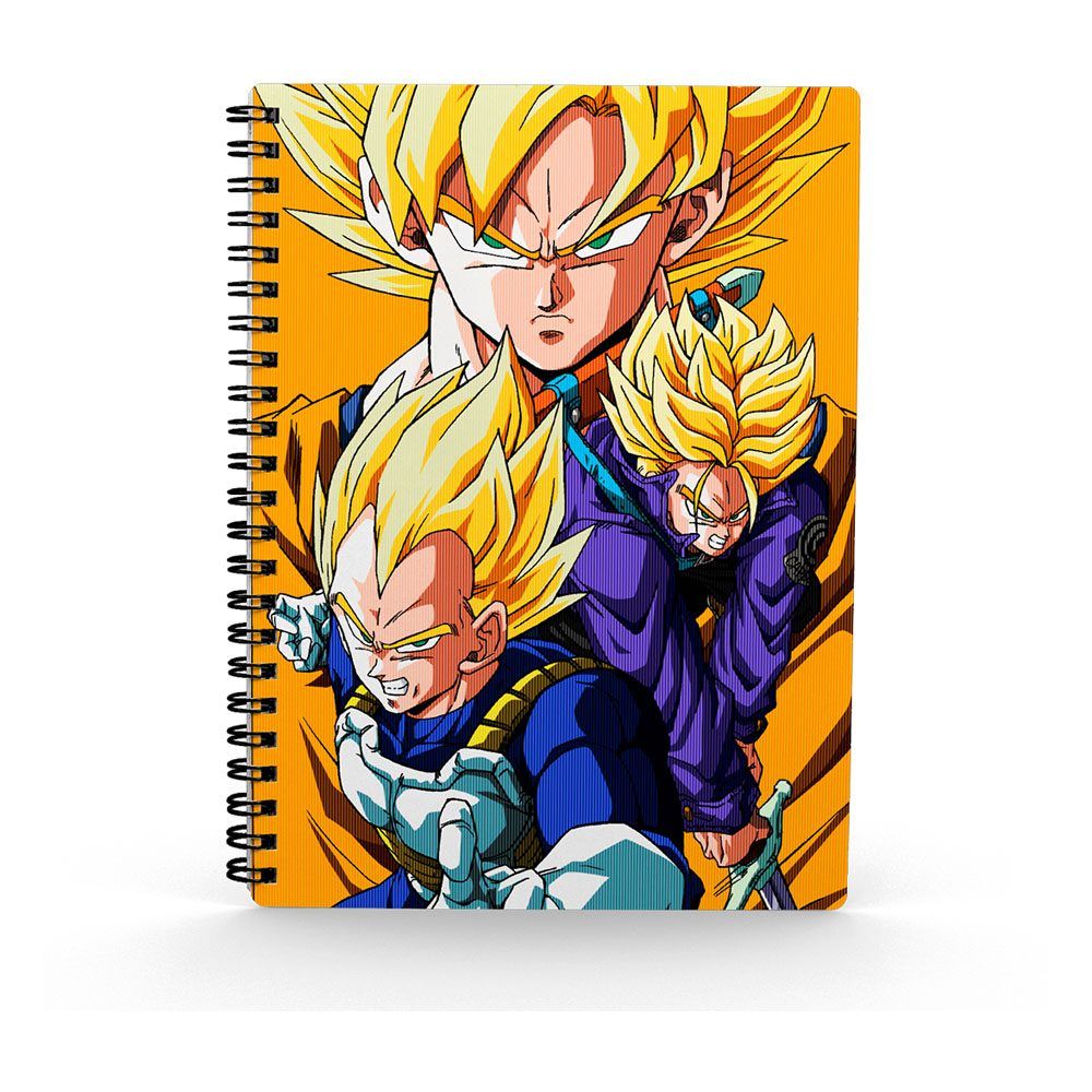 Dragon Ball Z Notebook with 3D-Effect Saiyans SD Toys