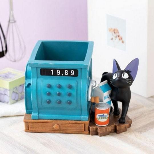 Kiki's Delivery Service Diorama / Storage Box Jiji and blue cash register Semic