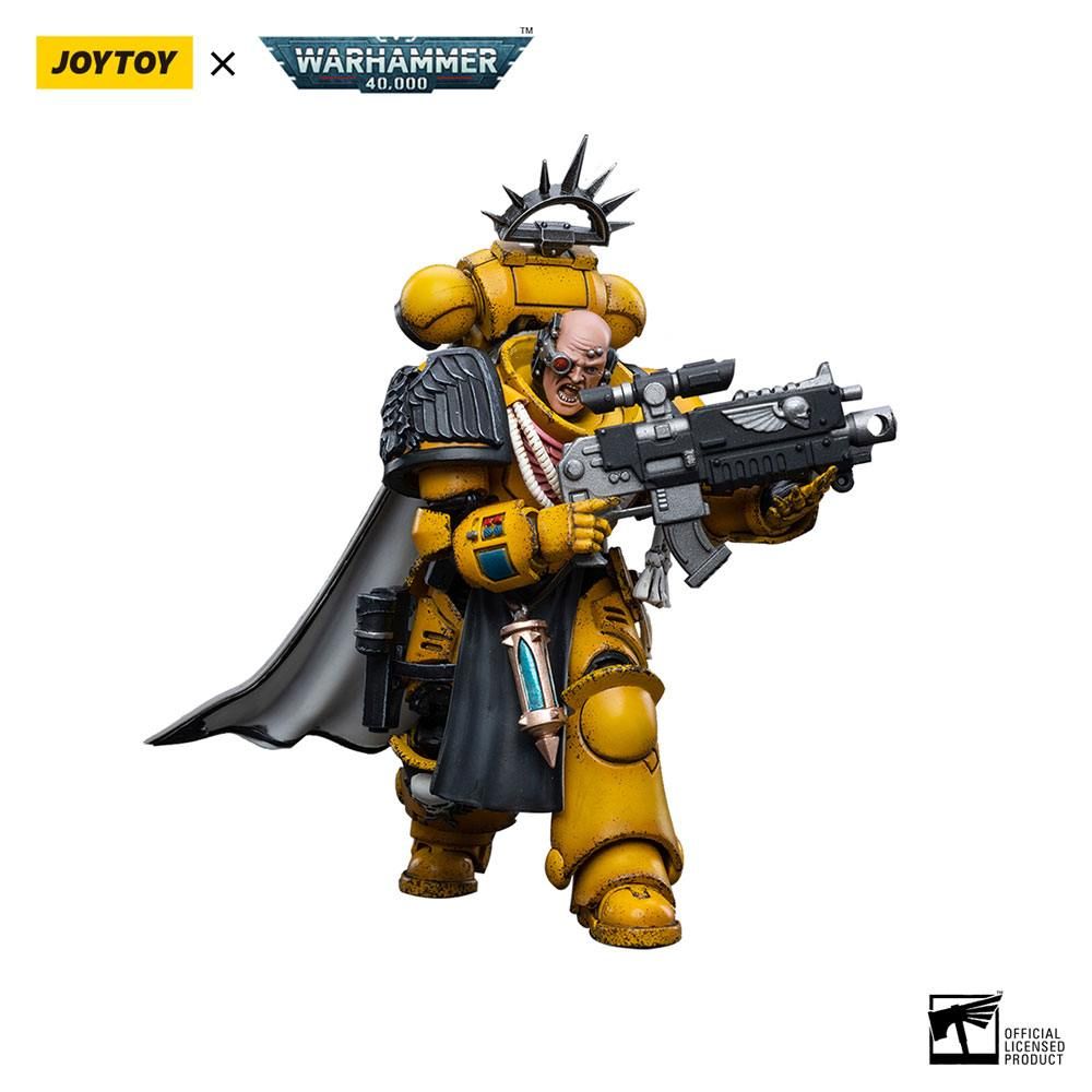 Warhammer 40k Action Figure 1/18 Imperial Fists Primaris Captain 12 cm Joy Toy (CN)