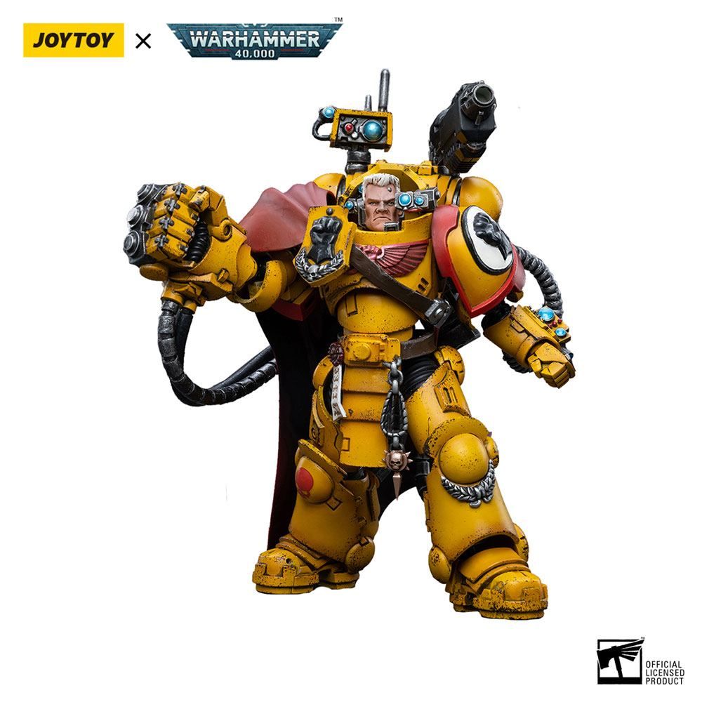 Warhammer 40k Action Figure 1/18 Imperial Fists Third Captain Tor Garadon 13 cm Joy Toy (CN)