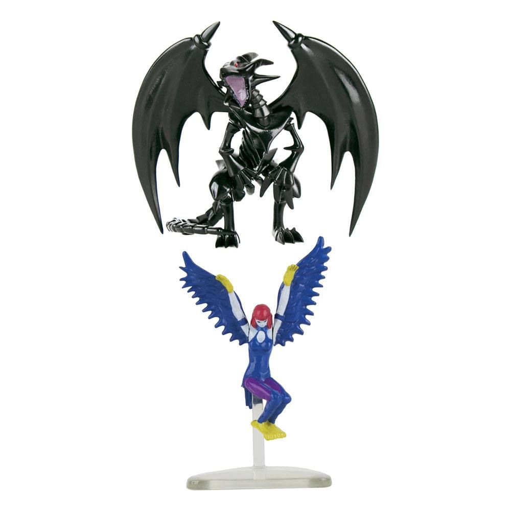 Yu-Gi-Oh! Action Figures 2-Pack Red-Eyes Black Dragon & Harpie Lady 10 cm Super Impulse