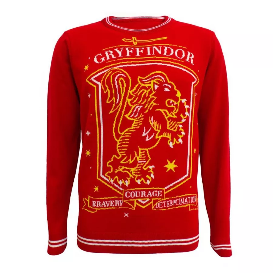 Harry Potter Sweatshirt Christmas Jumper Gryffindor Size S Heroes Inc