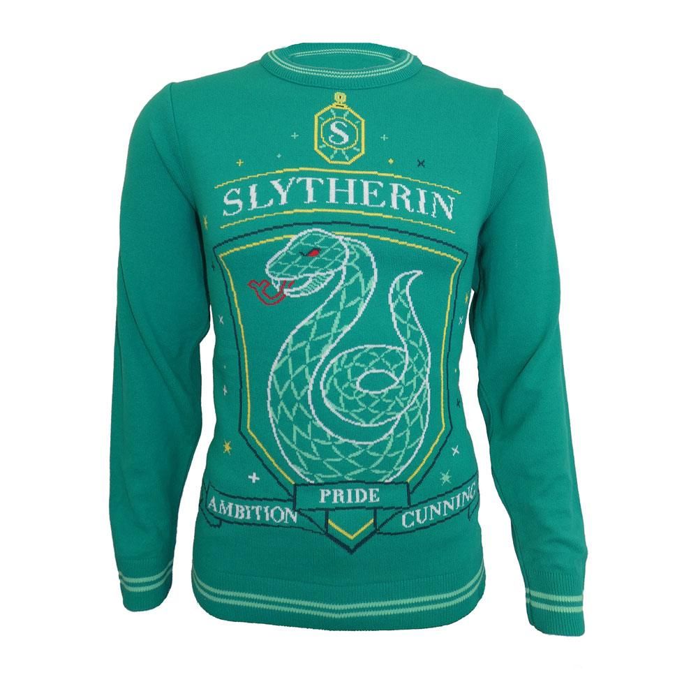 Harry Potter Sweatshirt Christmas Jumper Slytherin Size S Heroes Inc