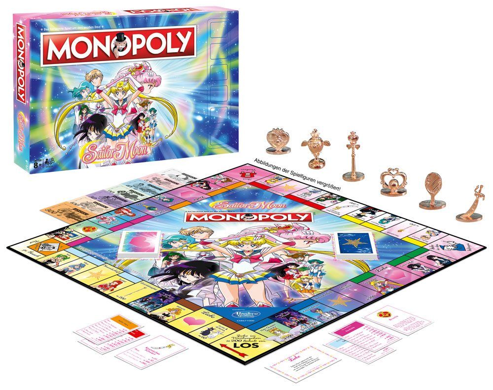 Sailor Moon Board Game Monopoly *German Version* Winning Moves