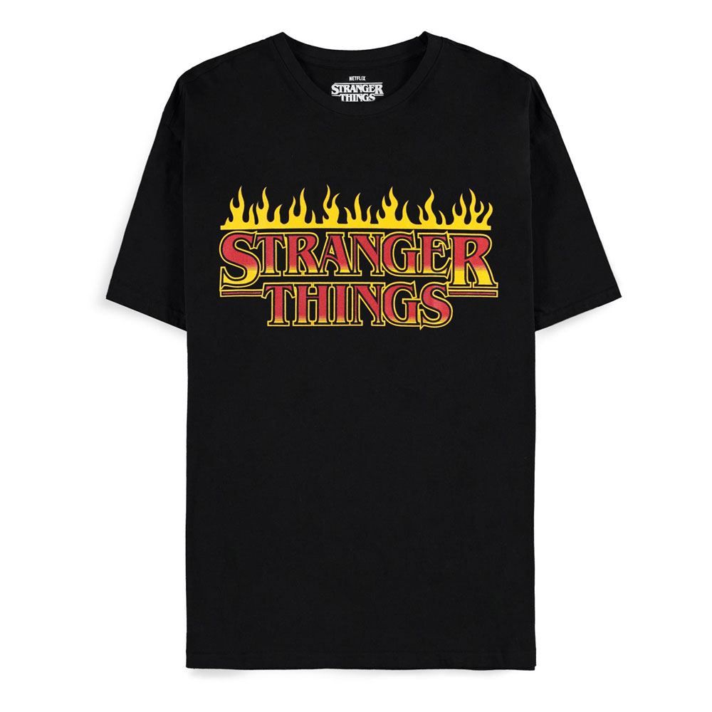 Stranger Things T-Shirt Fire Logo Size L Difuzed