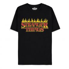 Stranger Things T-Shirt Fire Logo Size S