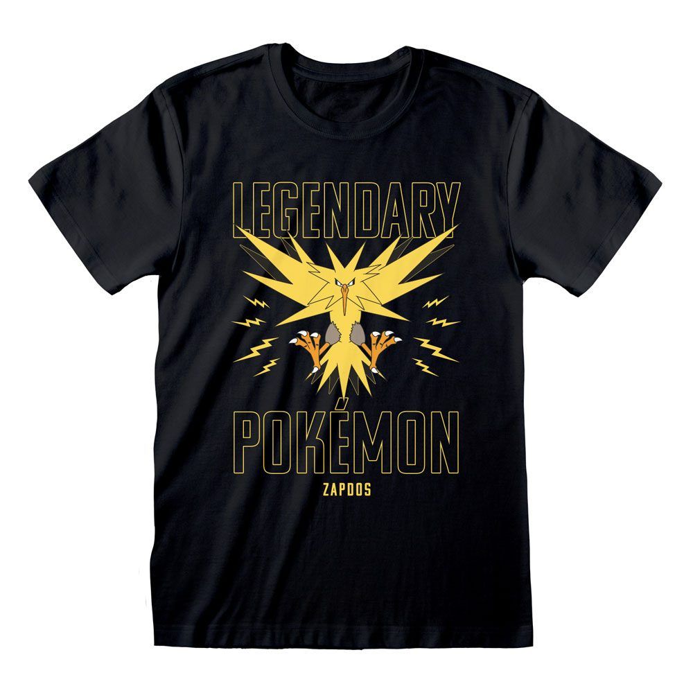 Pokémon T-Shirt Legendary Zapdos Size M Heroes Inc