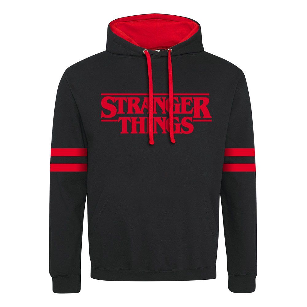 Stranger Things Hooded Sweater Logo Size L Heroes Inc