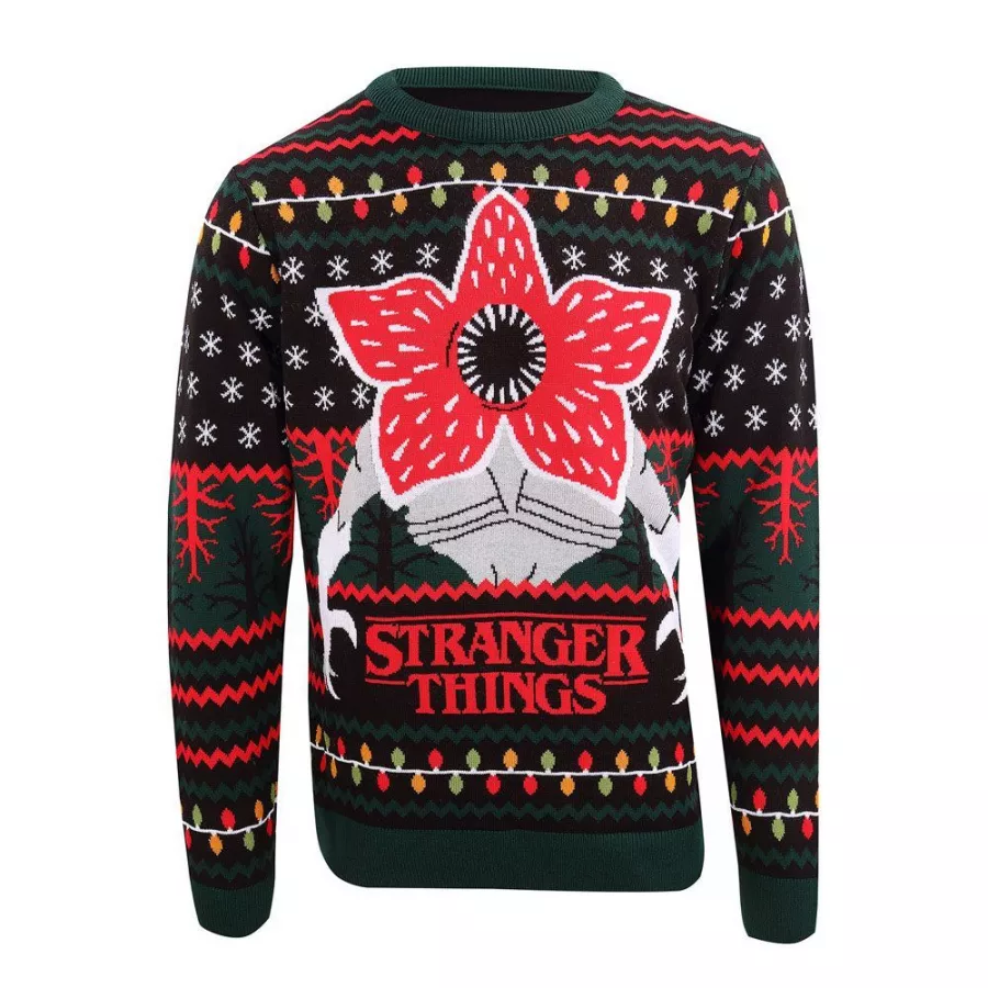 Stranger Things Sweatshirt Christmas Jumper Demogorgon Size S Heroes Inc