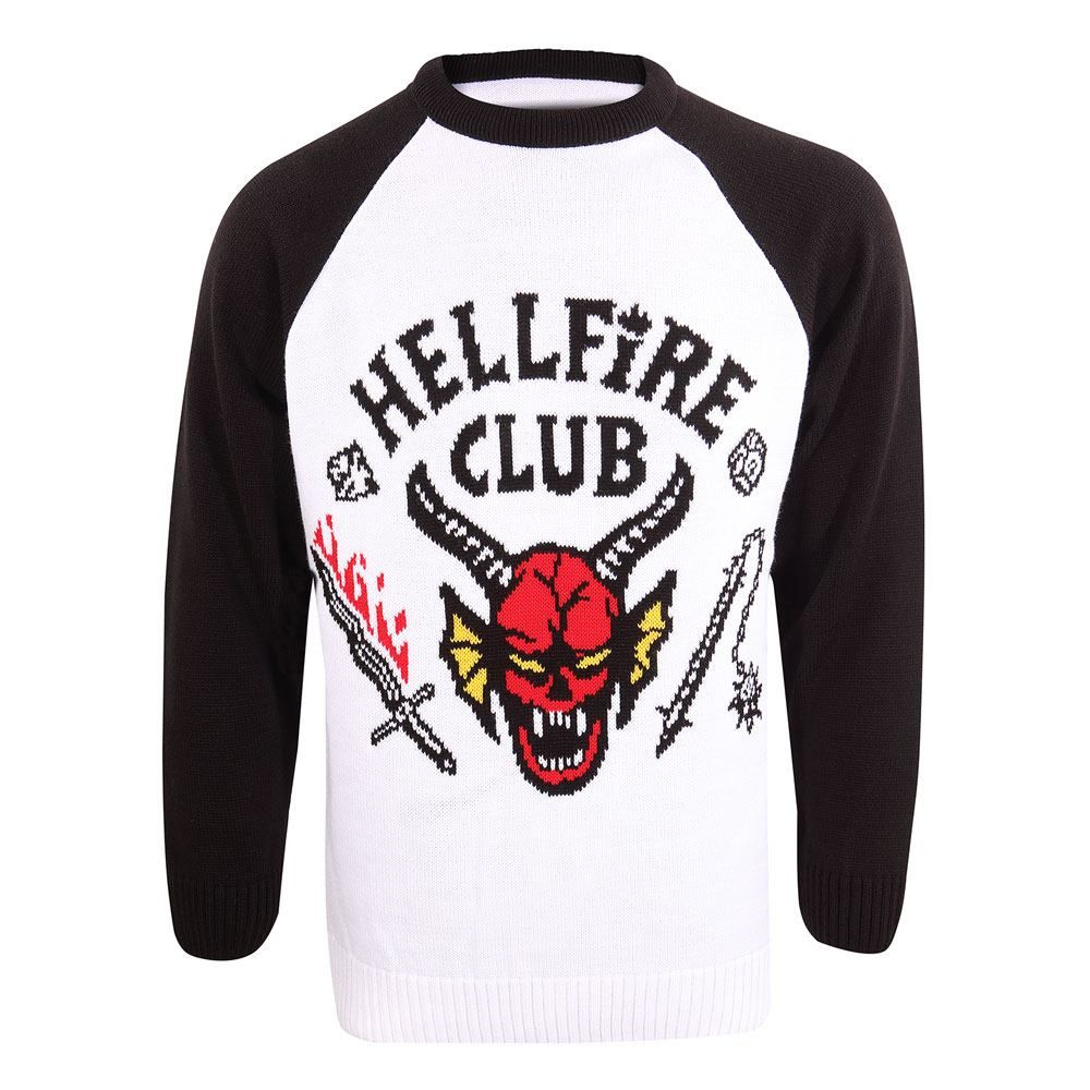 Stranger Things Sweatshirt Christmas Jumper Hellfire Club Size M Heroes Inc