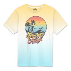 Stranger Things T-Shirt Sunset Circle Size XL