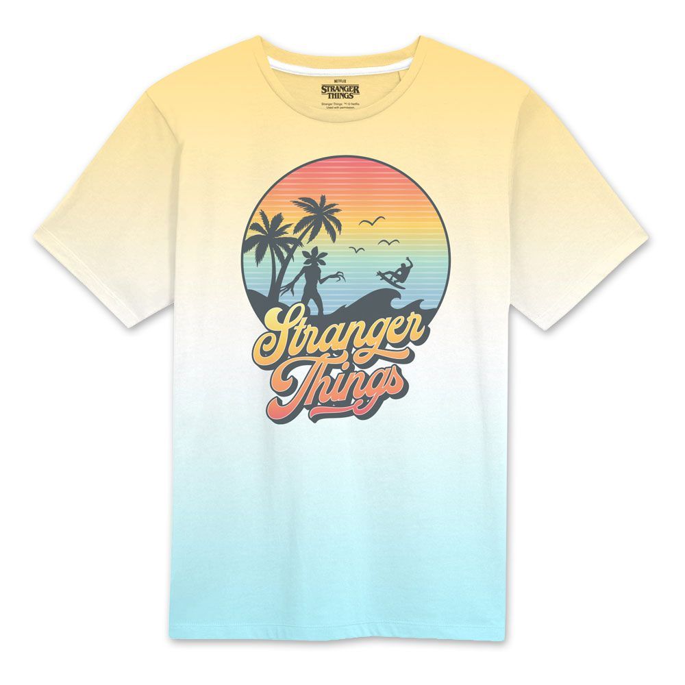 Stranger Things T-Shirt Sunset Circle Size XL Heroes Inc