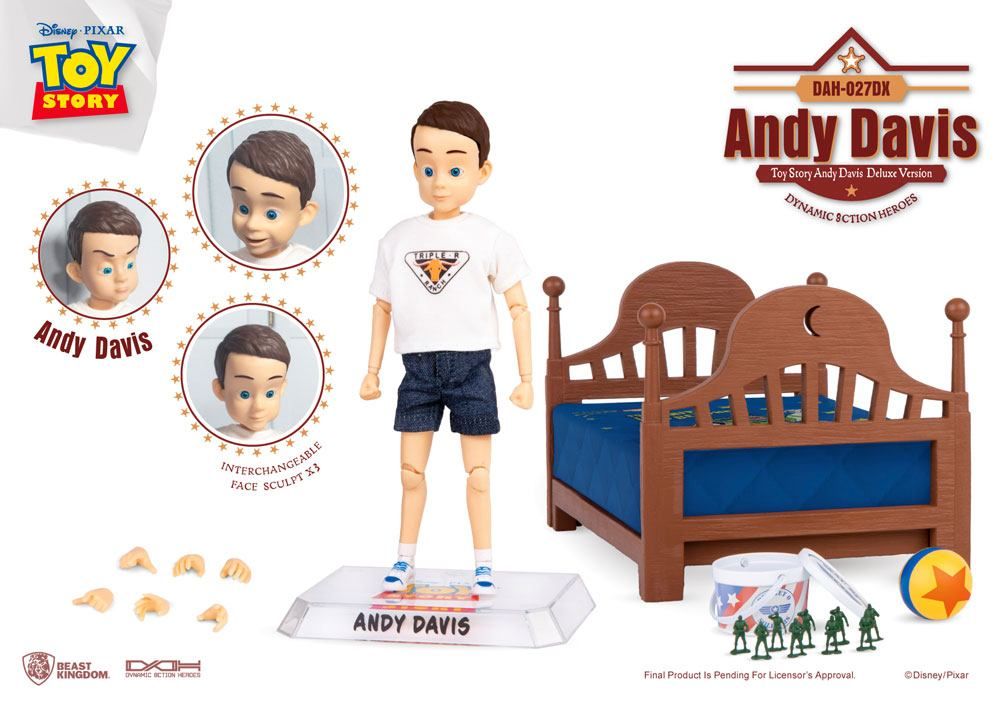 Toy Story Dynamic 8ction Heroes Action Figure Andy Davis Deluxe Version 14 cm Beast Kingdom Toys