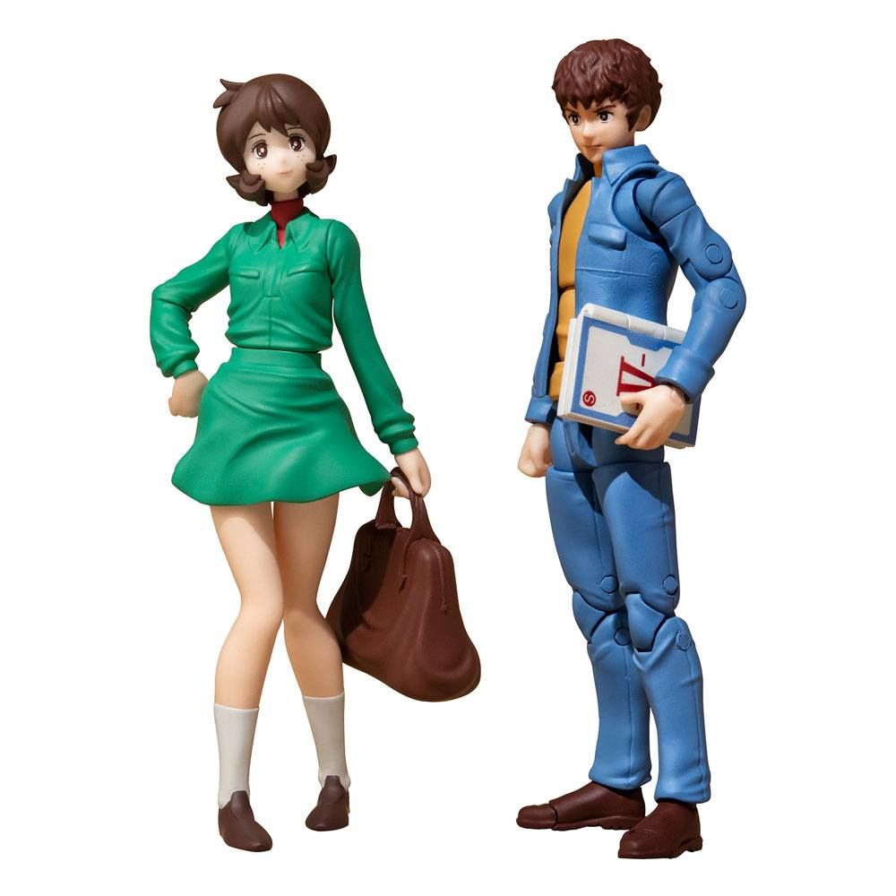 Mobile Suit Gundam G.M.G. Action Figure 2-Pack Earth Federation 07 Amuro Ray & Frau Bow 10 cm Megahouse
