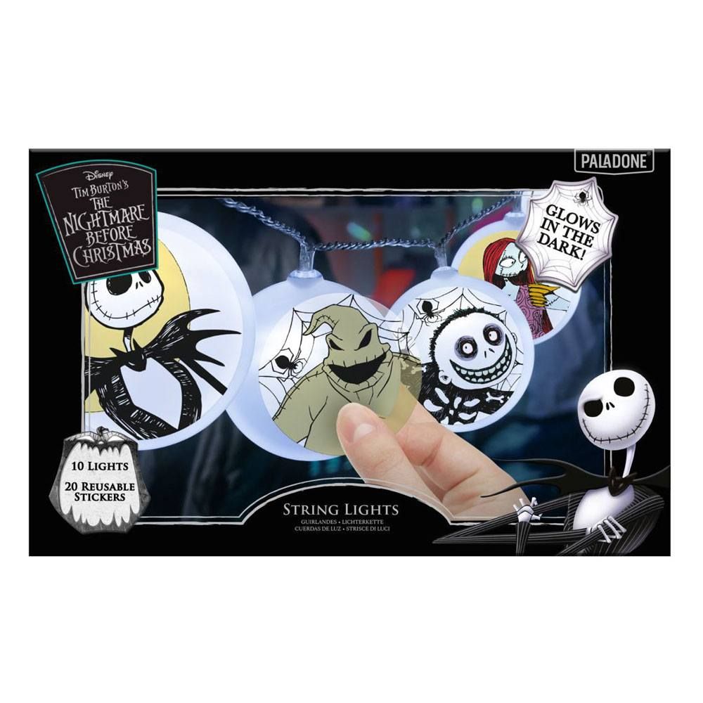 Nightmare Before Christmas String Lights with Sticker Paladone Products