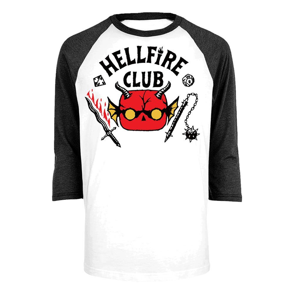 Stranger Things Loose POP! Tees T-Shirt Hellfire Club 3/4 Size M Funko