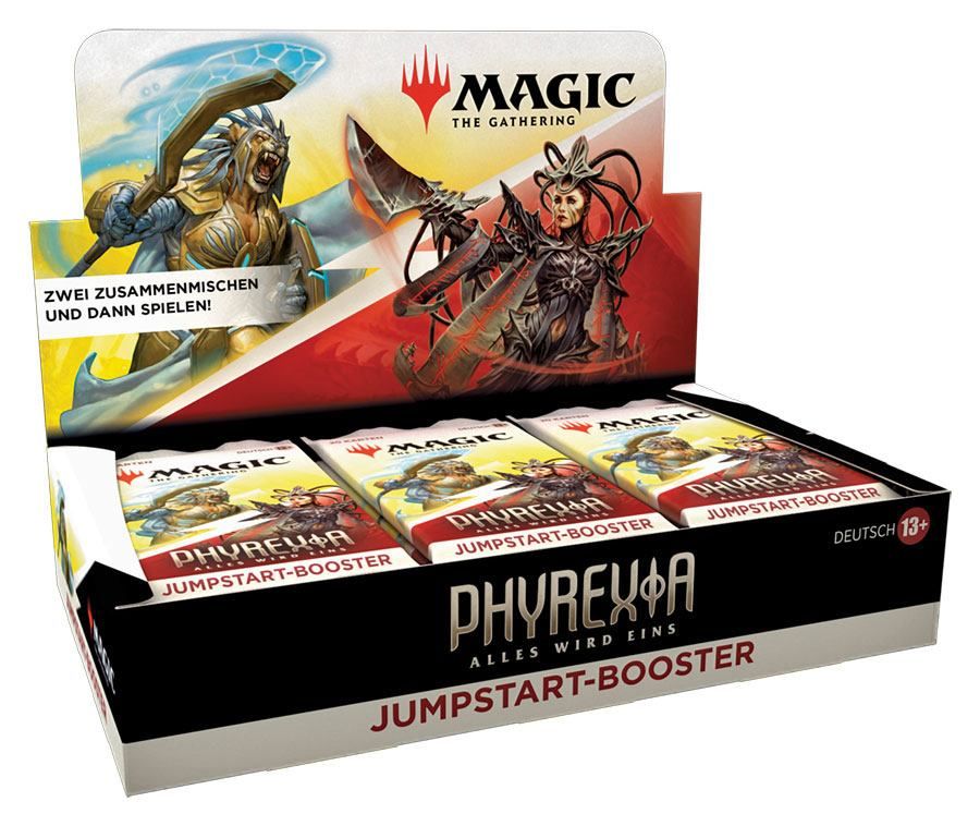Magic the Gathering Phyrexia: Alles wird eins Jumpstart Booster Display (18) german Wizards of the Coast