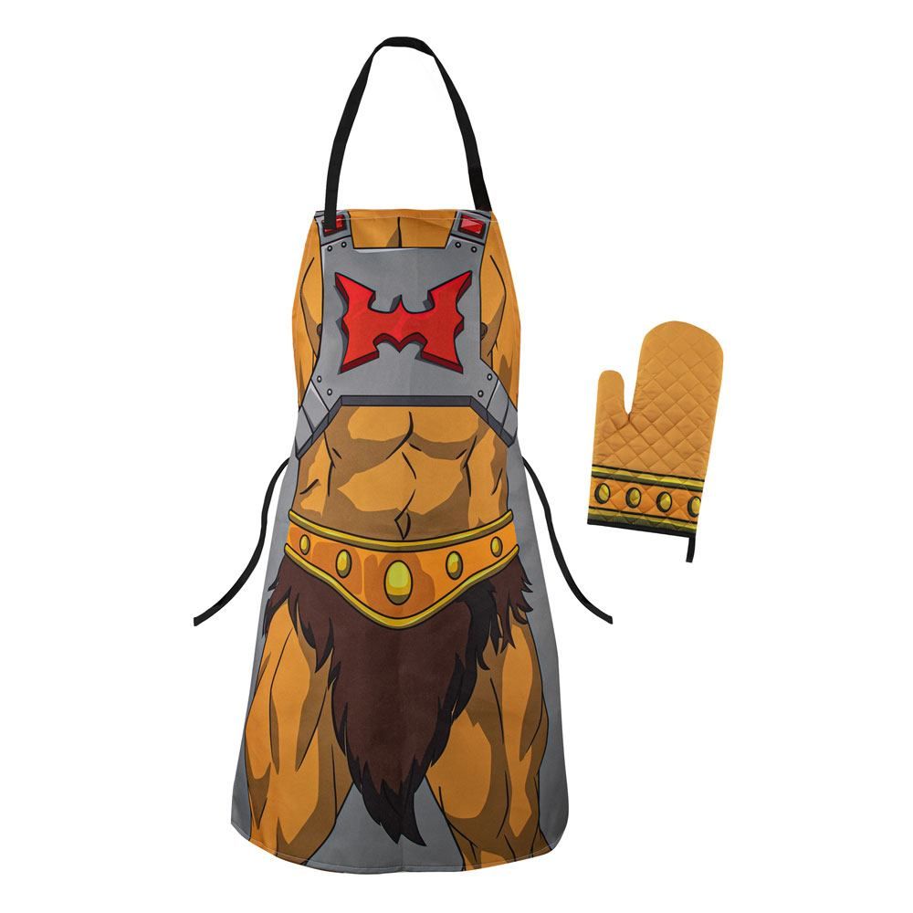 Masters of the Universe cooking apron with oven mitt He-Man Cinereplicas