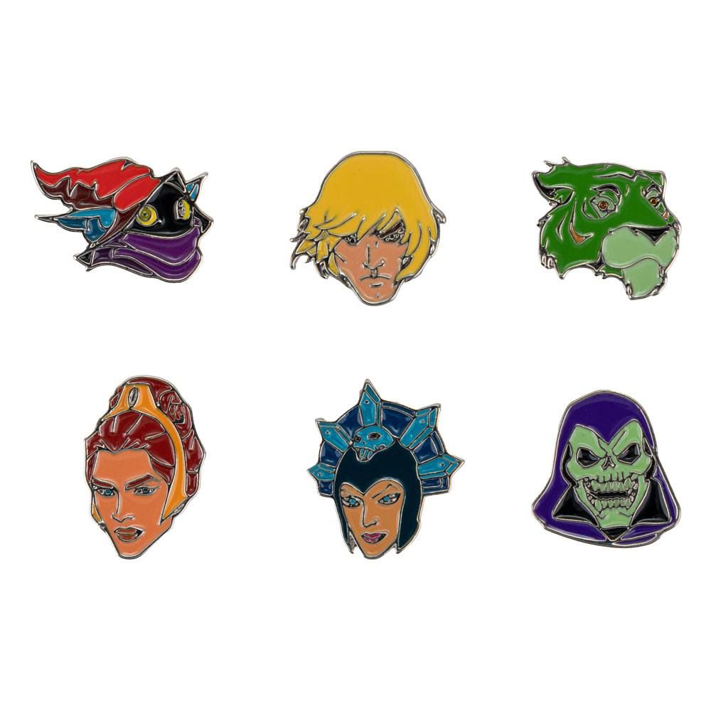 Masters of the Universe Pin Badges 6-Pack Characters Cinereplicas