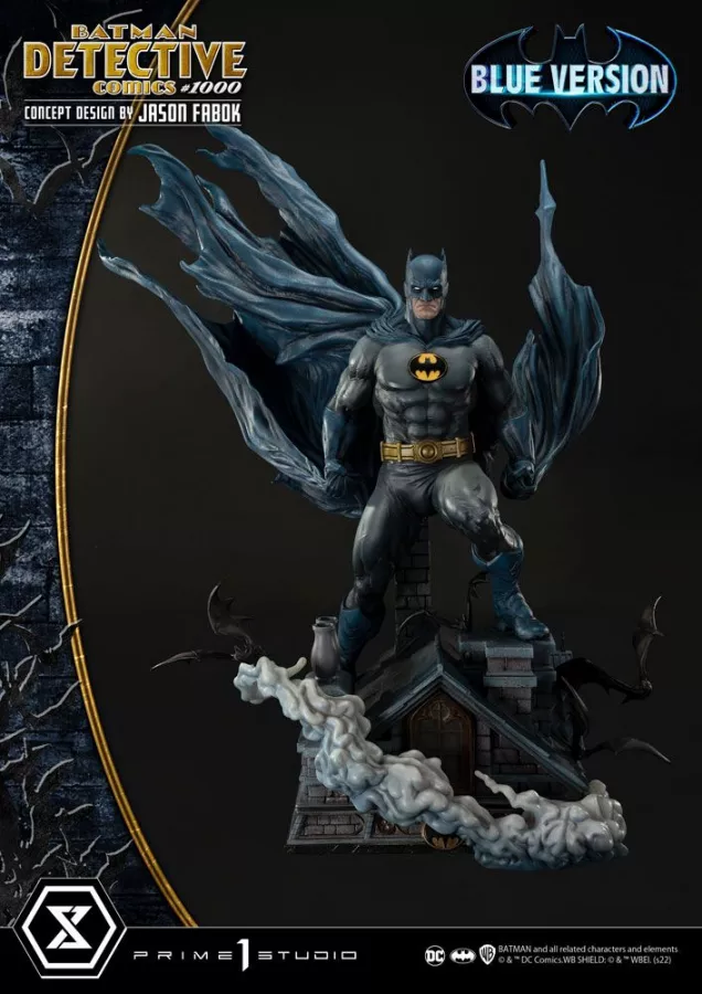 DC Comics Statue Batman Detective Comics #1000 Concept Design by Jason Fabok Blue Version 105 cm Prime 1 Studio