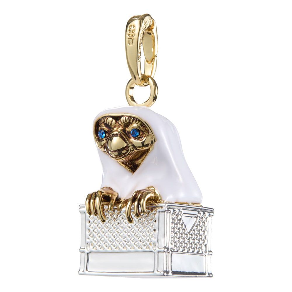 E.T. the Extra-Terrestrial Bracelet Charm Lumos E.T. In the Basket (gold & silver plated) Noble Collection