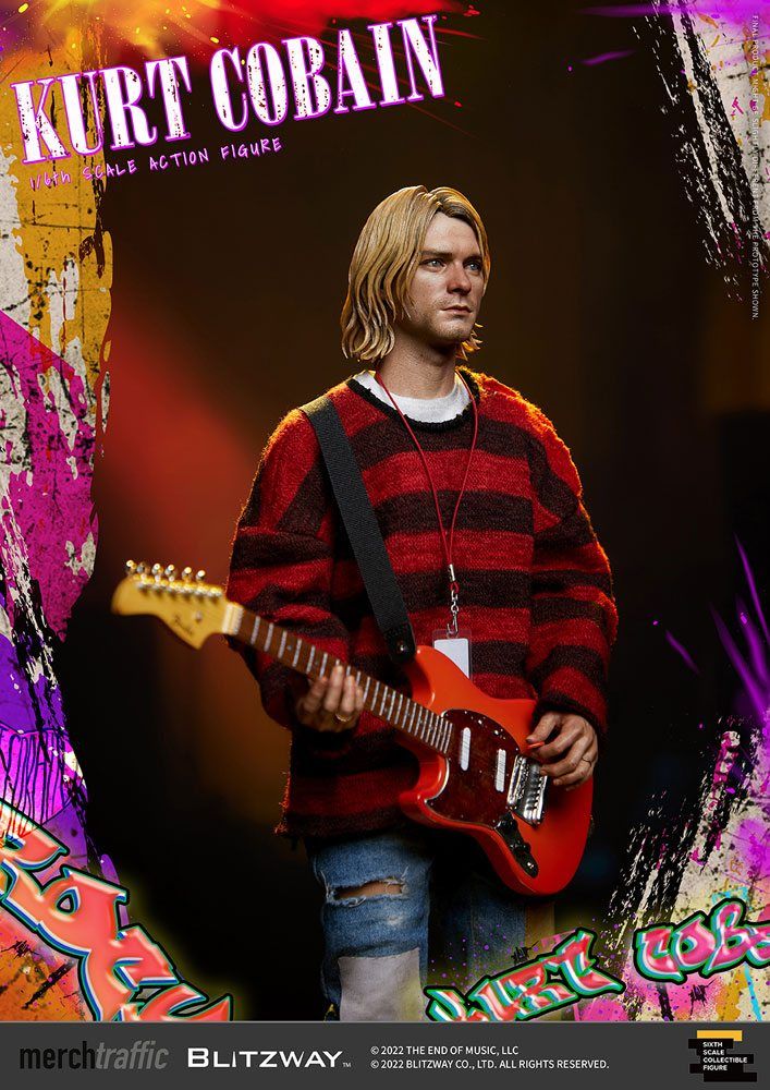 Kurt Cobain Action Figure 1/6 On Stage 32 cm Blitzway