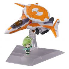 Macross Delta Tiny Session Vehicle mit Action Figure VF-31E Siegfried (Chuck Mustang Use) with Reina Prowler 10 cm Bandai Tamashii Nations