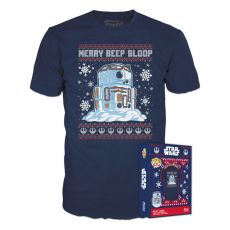 Star Wars Holiday POP! Tees T-Shirt R2-D2 Snowman Size S
